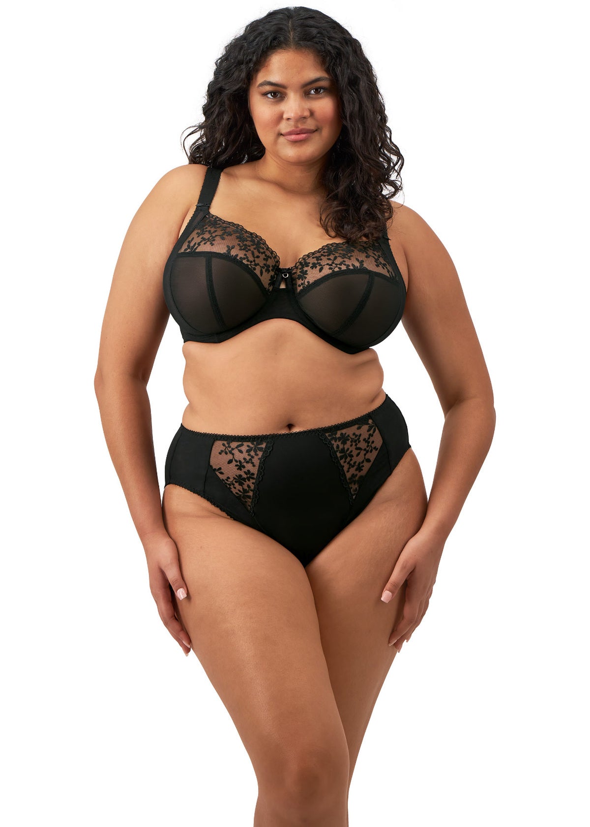 Zarla UW Bra In Black - Elomi - BraTopia
