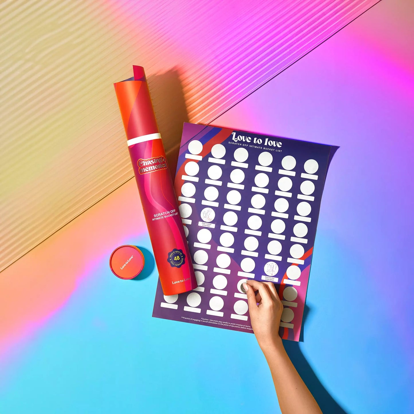 Chasing Memories Scratch Off Bucket List