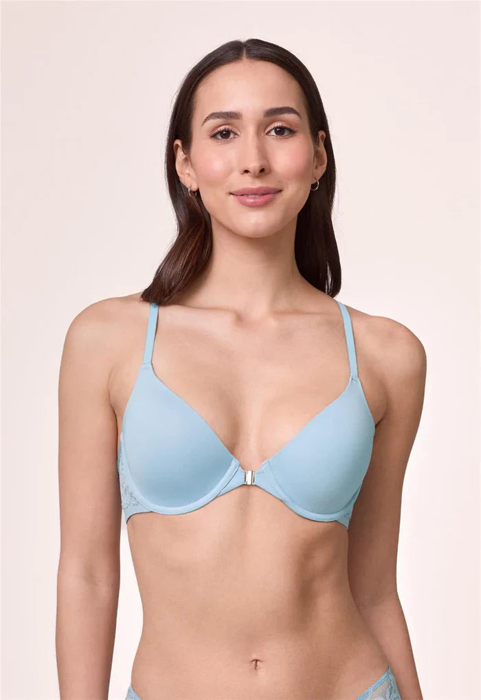 Racerback T-Shirt Bra in Dewdrop/Chantilly - Montelle