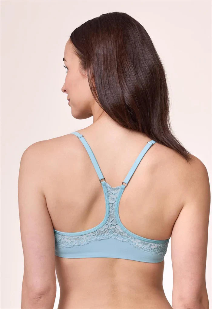 Racerback T-Shirt Bra in Dewdrop/Chantilly - Montelle