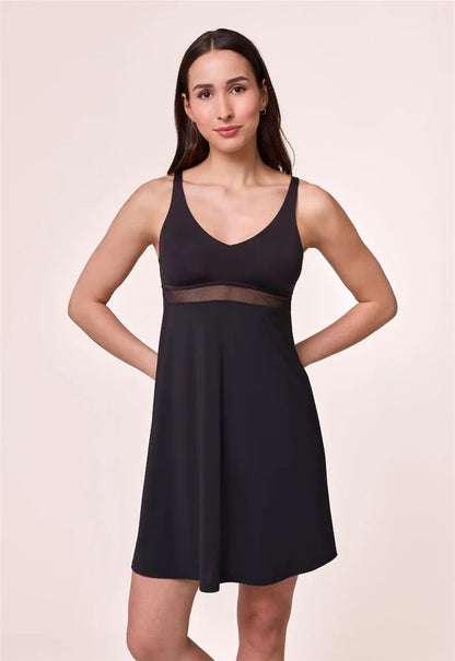 Mysa Chemise in Black - Montelle