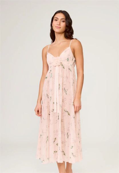 Breeze Gown Set in Blush Whitebell - Rya