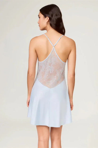 Radiant Chemise in Marian Blue - Montelle