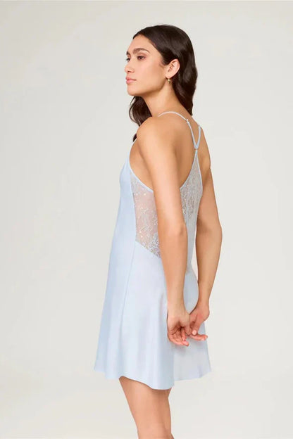 Radiant Chemise in Marian Blue - Montelle