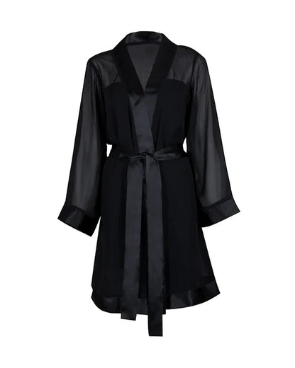 Chiffon Kimono In Black - Bluebella - BraTopia