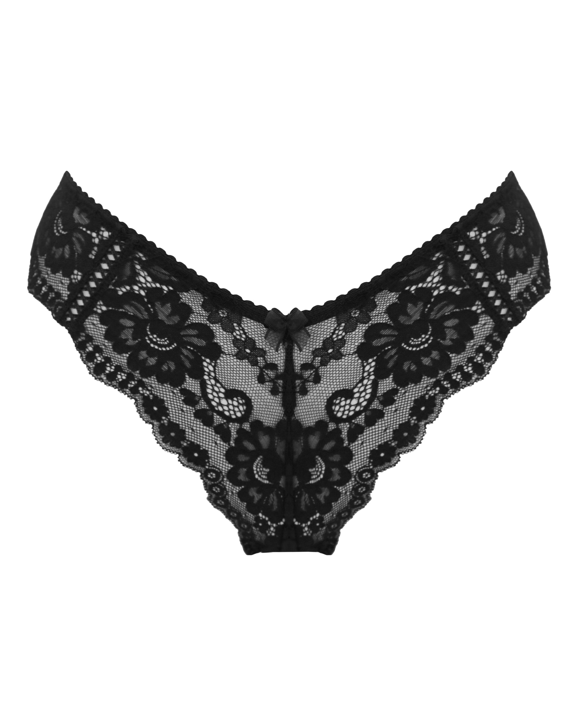 Fleur Cheeky V-Shape Brief In Black - Pour Moi - BraTopia