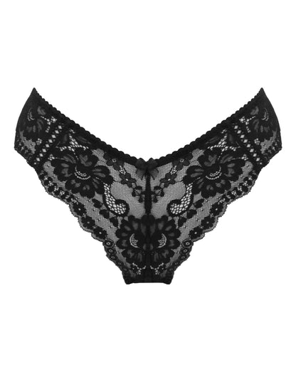 Fleur Cheeky V-Shape Brief In Black - Pour Moi - BraTopia