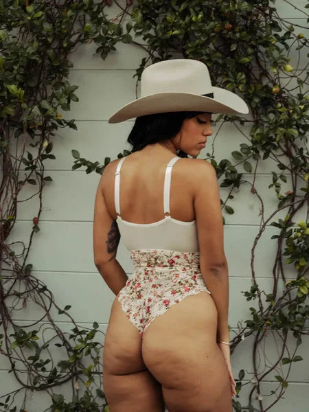 The Lace Hipster in White - Kilo Brava | BraTopia
