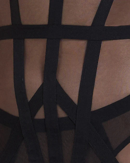 Karolina Basque In Black - Bluebella - BraTopia