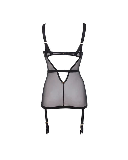 Karolina Basque In Black - Bluebella - BraTopia