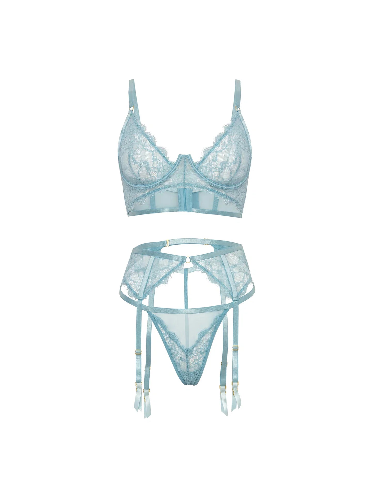 Lyric Lace 3-Piece Bra Set - Oh La La Cheri