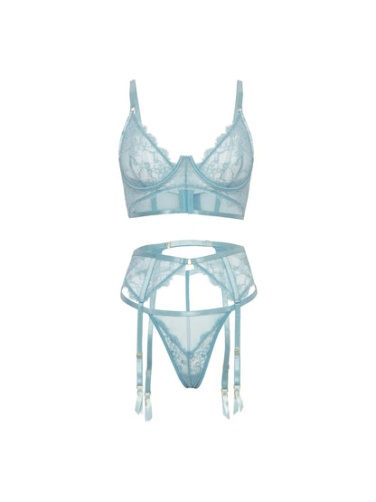 Lyric Lace 3-Piece Bra Set - Oh La La Cheri