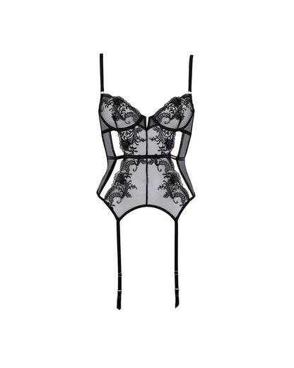Marseille Wired Basque In Black - Bluebella