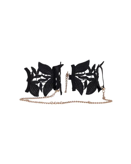 Ophelia Cuffs In Black - Bluebella