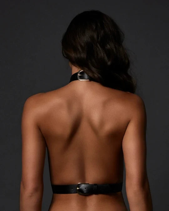 Lotus Harness In Black/Gold - Bluebella
