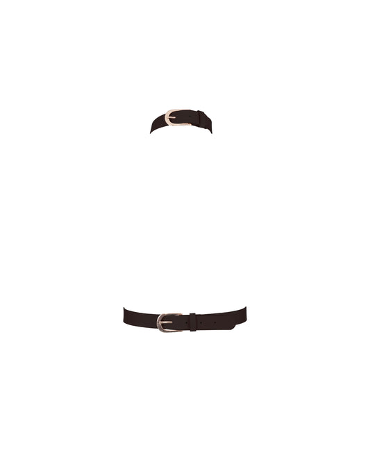 Lotus Harness In Black/Gold - Bluebella