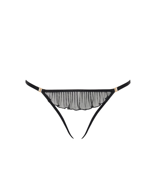 Matisse Sheer Open Brief In Black - Bluebella