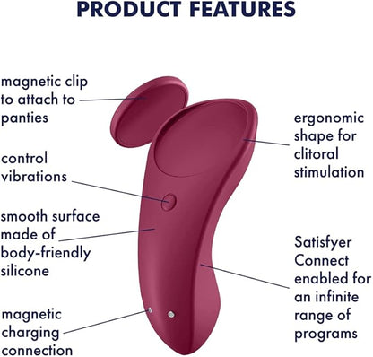 Sexy Secret In Wine Red - Satisfyer