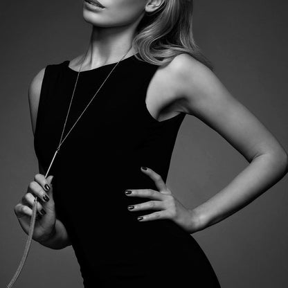 Bijoux Indiscrets Magnifique Collection Chain Necklace Whip In Gold