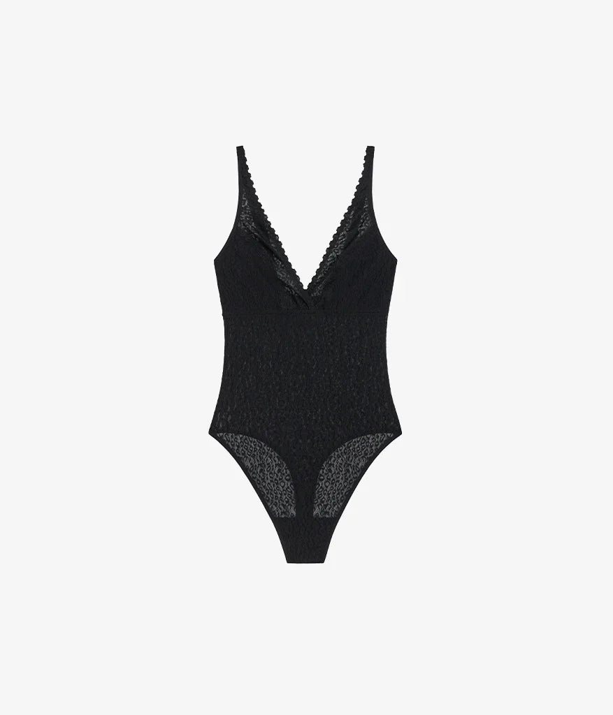High Bar Bodysuit In Black - Wacoal