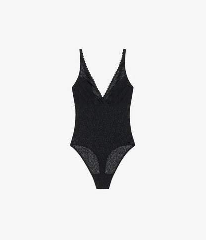 High Bar Bodysuit In Black - Wacoal