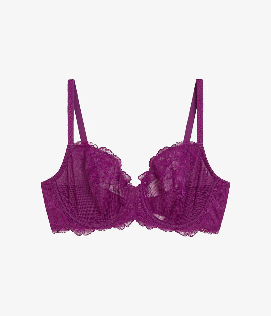 Vivid Attraction Underwire Bra in Dark Purple - Wacoal