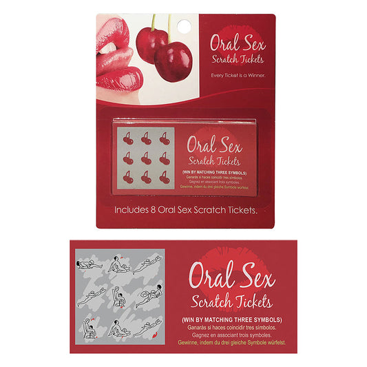 Oral Sex Scratch Tickets Card Game - Kheper Games