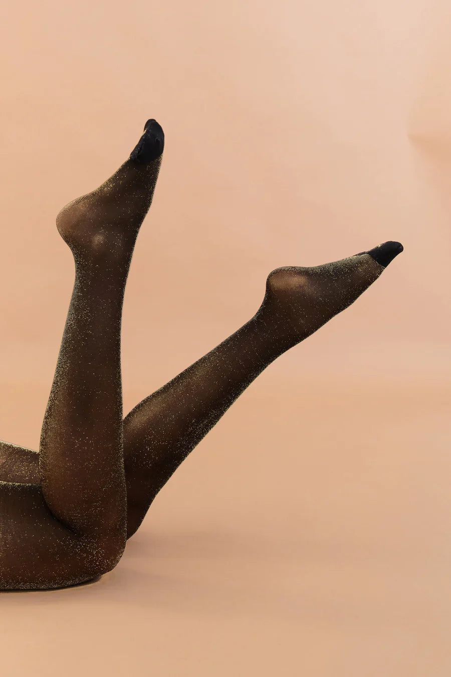 The Champagne Shimmer In Black - Threads - BraTopia