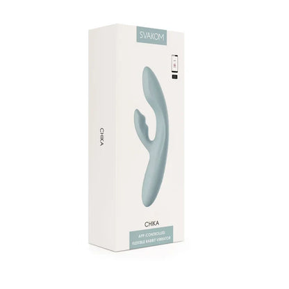 Chika App Controlled Warming Rabbit - Svakom