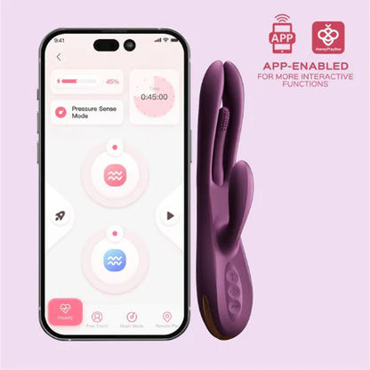 Terri G-Flicking Rabbit Vibrator - Honey