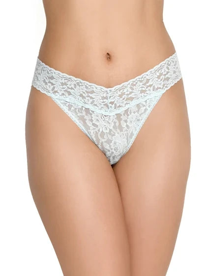 3 Original Rise Thongs in Blushing Rose/Navy/Celeste Blue - Hanky Panky