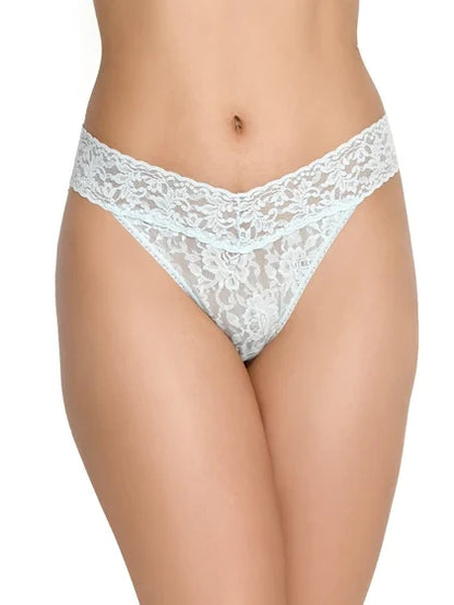 3 Original Rise Thongs in Blushing Rose/Navy/Celeste Blue - Hanky Panky
