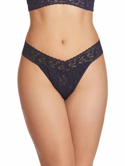 3 Original Rise Thongs in Blushing Rose/Navy/Celeste Blue - Hanky Panky