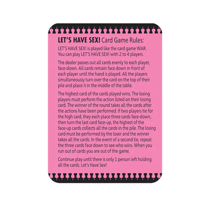 Let's Have Sex - Sexy War Card Game - EP