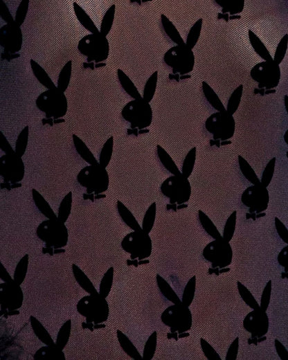 Bunny Noir Slip In Black - Playboy - BraTopia