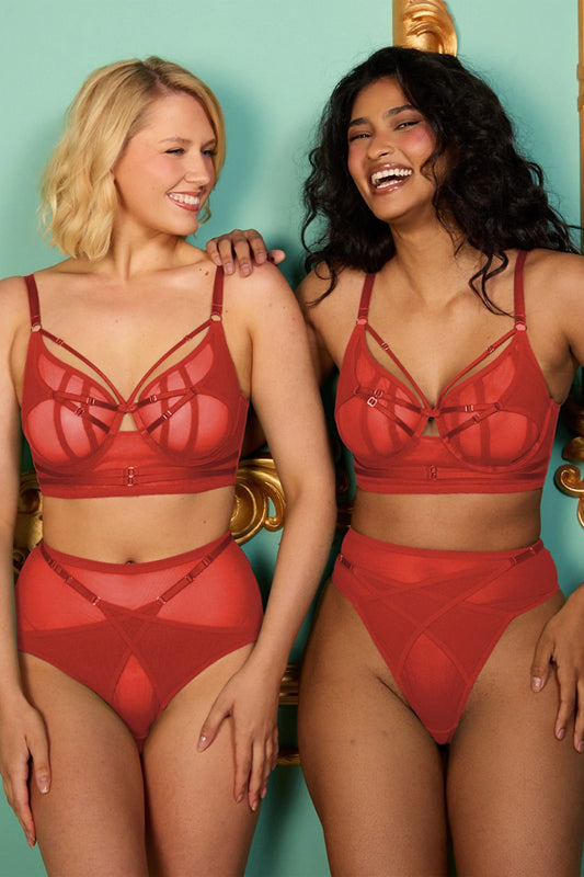 Eddie Crossover High Waist Brief - Playful Promises