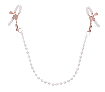 Peaches N Creame Pearl Nipple Clamps - Sportsheets