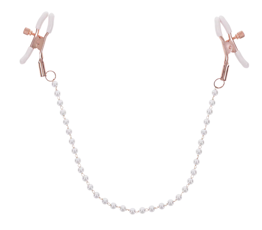 Peaches N Creame Pearl Nipple Clamps - Sportsheets