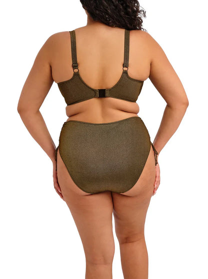 Sunset Shimmer Plunge Bikini Top In Gold Rush - Elomi