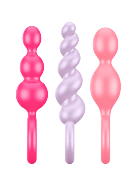 Booty Call Set In Pink, Purple & Red - Satisfyer