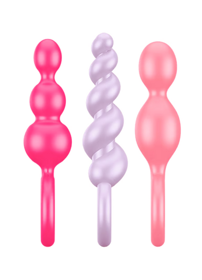 Booty Call Set In Pink, Purple & Red - Satisfyer