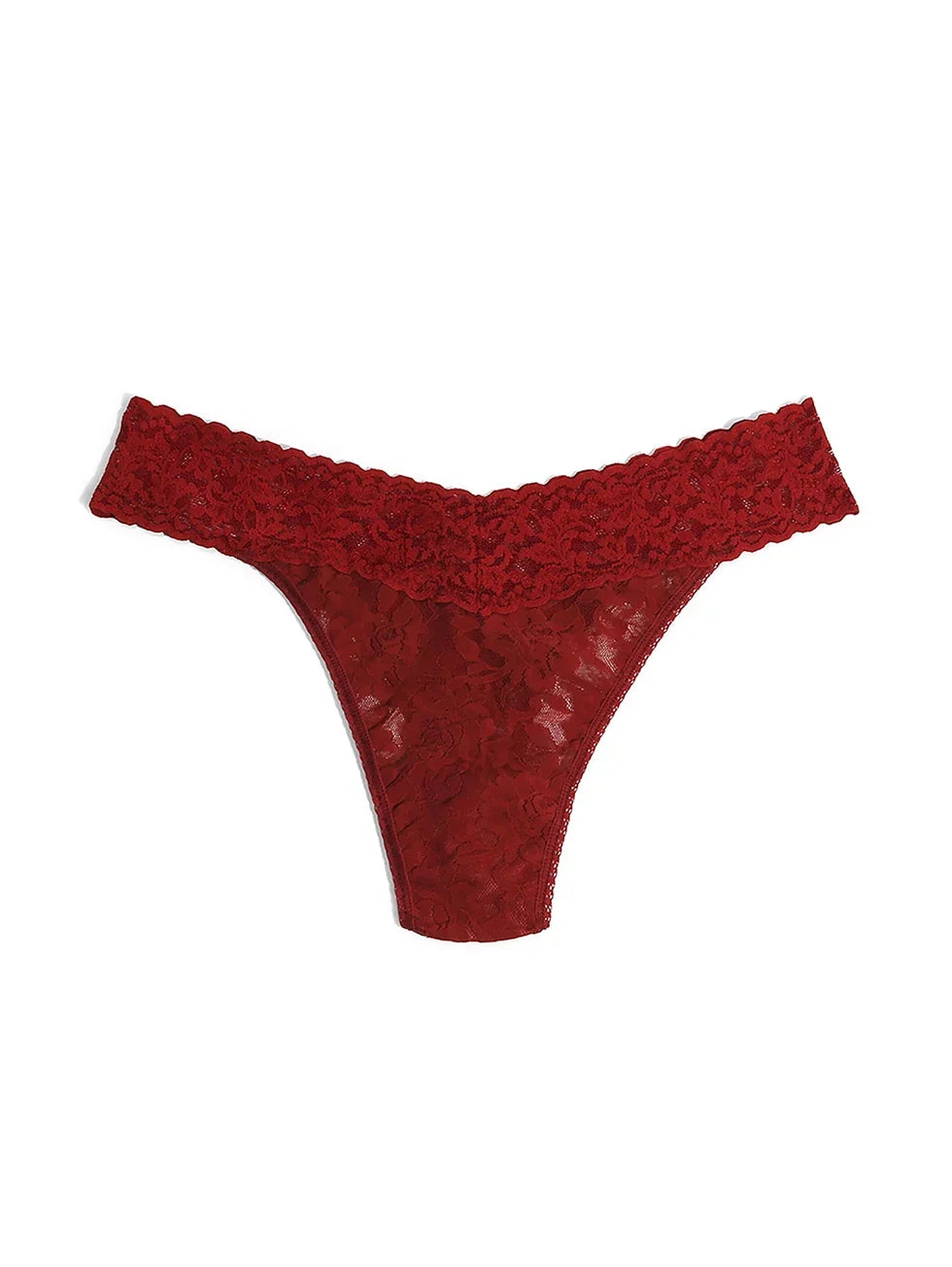 Original Rise Signature Lace Thong in Clay Ole - Hanky Panky