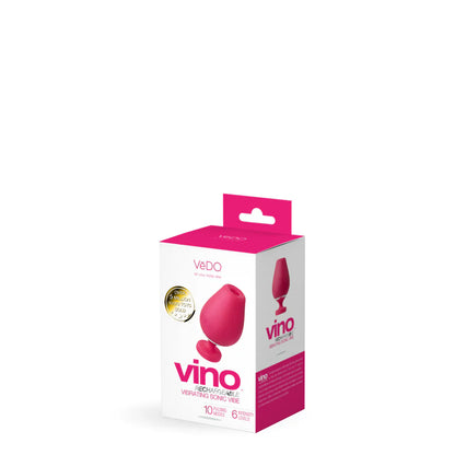 Vino Rechargeable Vibrating Sonic Vibe in Pink - Vedo