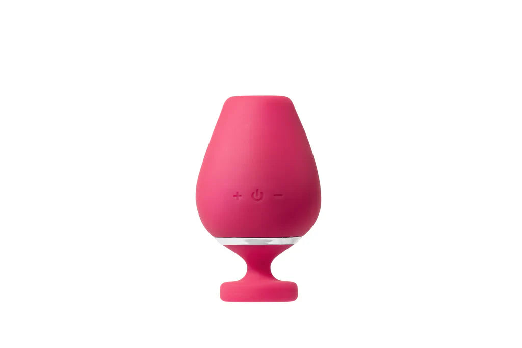 Vino Rechargeable Vibrating Sonic Vibe in Pink - Vedo