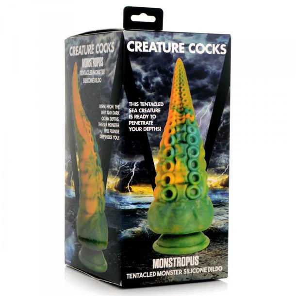 Monstropus Tentacled Monster Silic Dildo In Multi - Creature Cocks