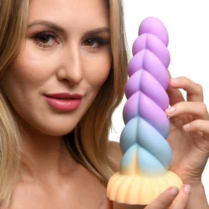Mystique Silicone Unicorn Dildo In Multi - Creature Cocks