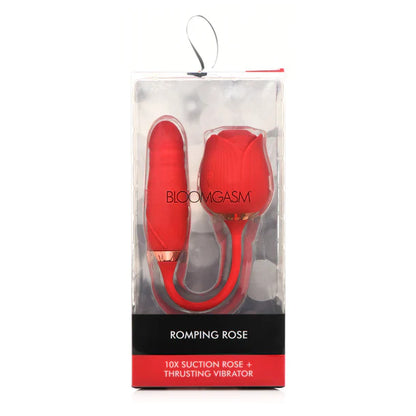 Romping Rose 10X Suction Rose & Thrusting In Red - Bloomgasm