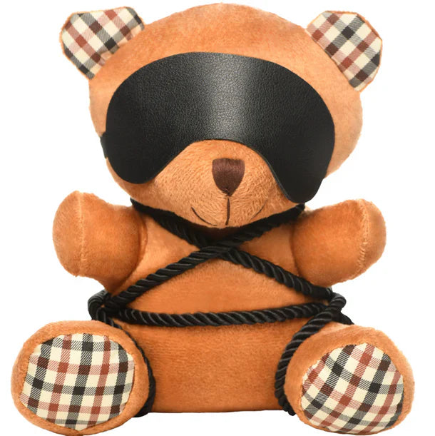 Rope Bondage Teddy Bear Plush — a fun, cute intro to Shibari rope aesthetics