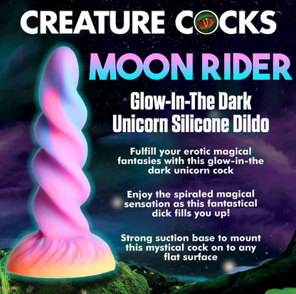 Moon Rider Glow in The Dark Unicorn Dildo - EP