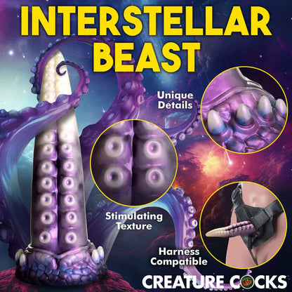 Astropus Tentacle Silicone Dildo In Multi - Creature Cocks